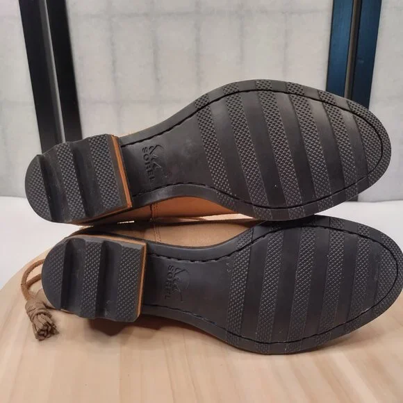 SOREL Farah Tan Booties with Flaws Women US 9 - Picture 13 of 16